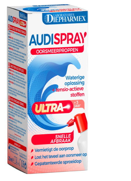 Oplossing om door een oorsmeerprop verstopte oren te ontstoppen.